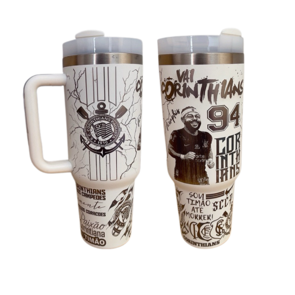 Garrafa Copo Termica Personalizada Time 1200ML em Oferta na Shopee