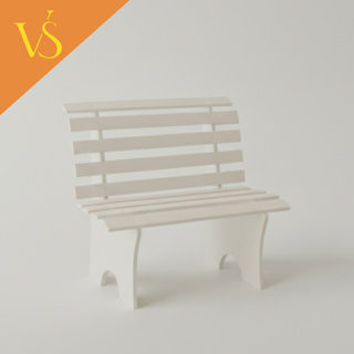 Banco Banquinho Decorativo Para Decoração De Festa Aniversário MDF Resistente Branco em Oferta na Shopee