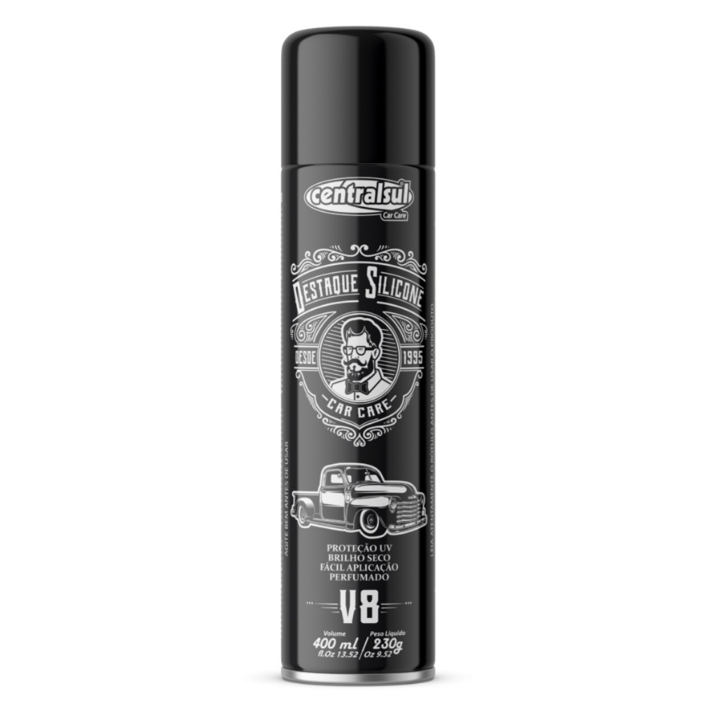 DESTAQUE SILICONE AEROSSOL V8 CENTRALSUL 400ML — imagem 2 de 2