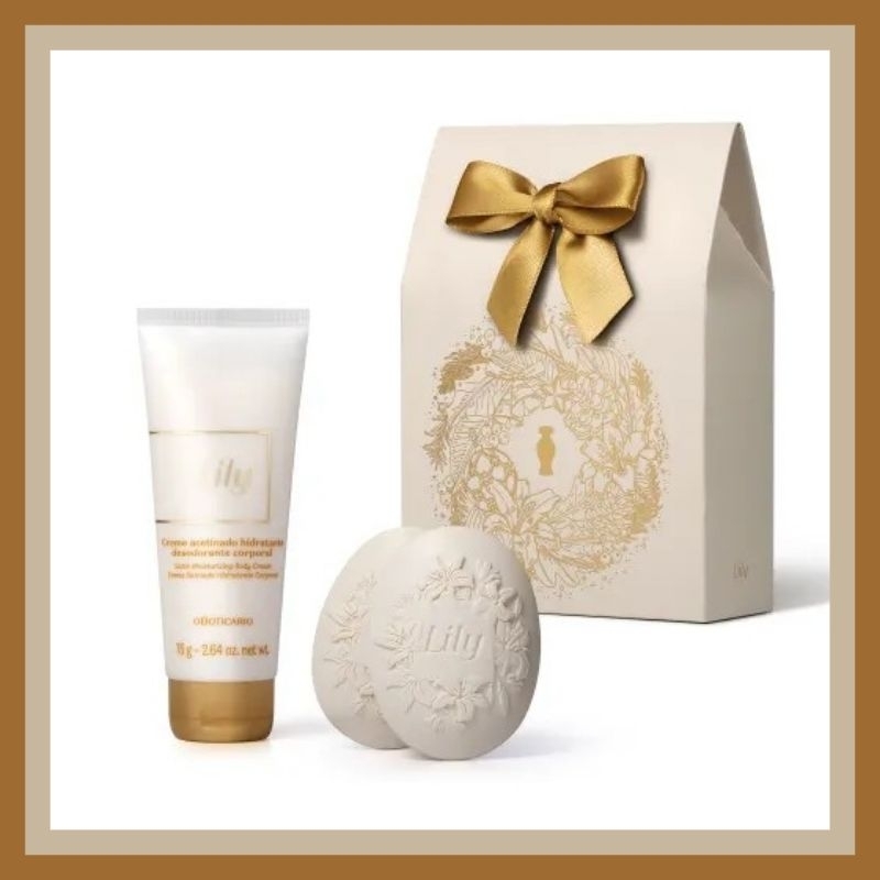 Kit Presente Natal Lily Cuidados (2 Itens)