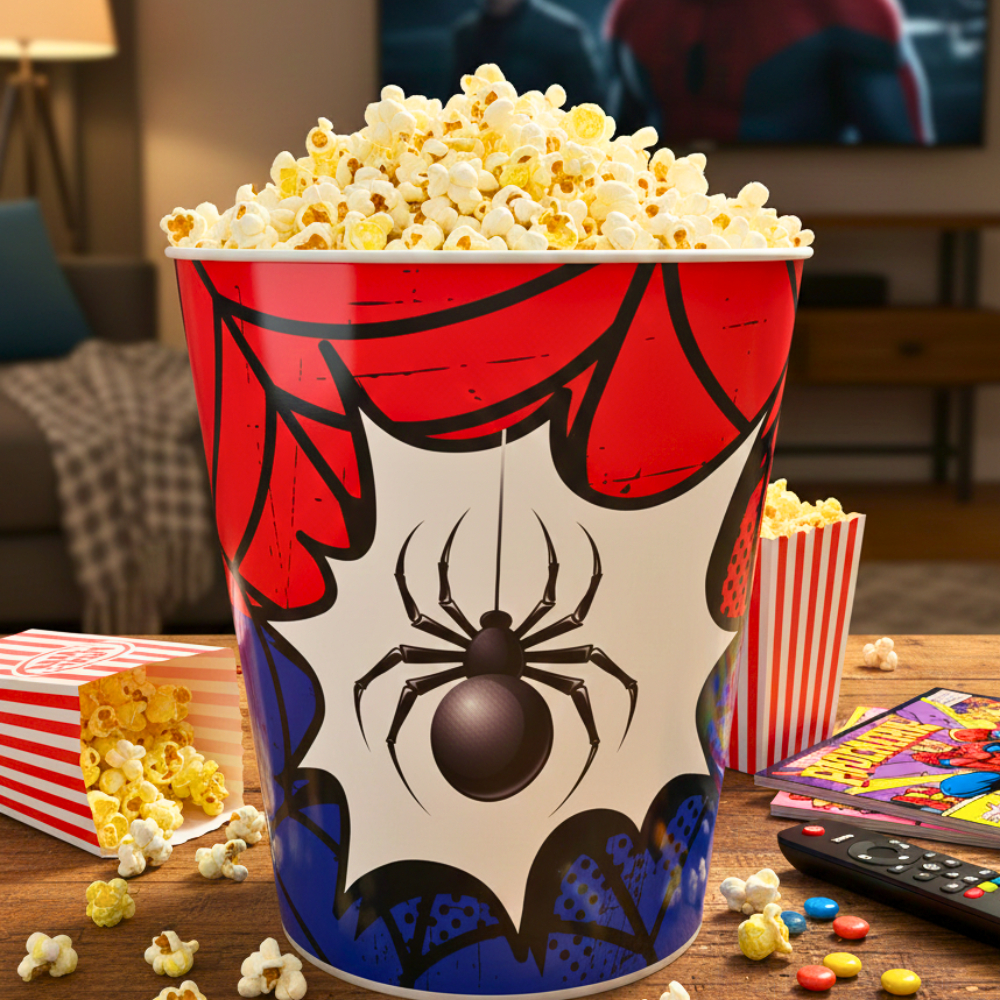 Balde Grande Recipiente de Pipoca 5,5L Plasnew Temático em Oferta na Shopee