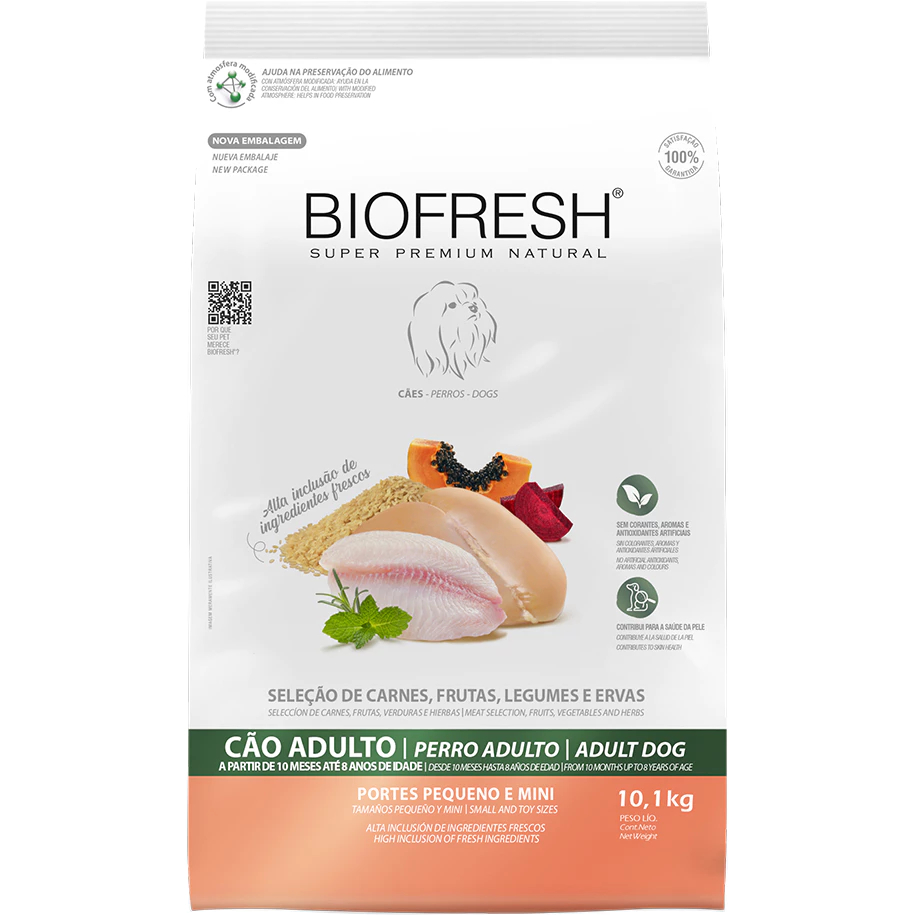 Ração Biofresh para Cães Adultos de Raças Pequenas e Mini: Onde Comprar | BuscaProdutos