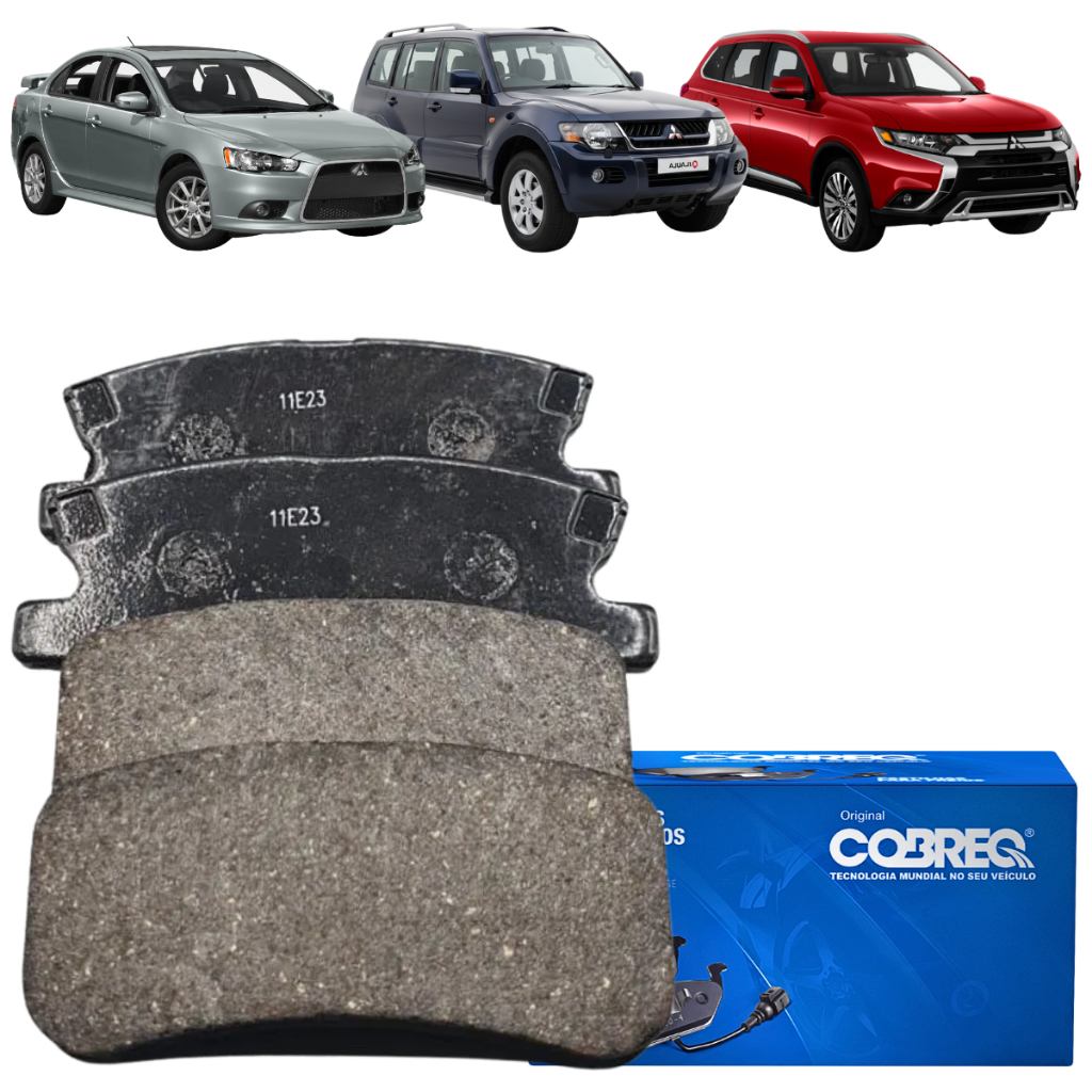 Pastilha de Freio Traseira Original Cobreq ASX Lancer Outlander Pajero