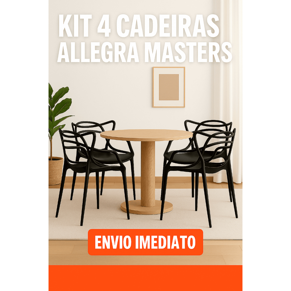 Kit 4 Cadeiras Allegra
