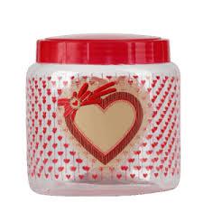 Porta Mantimento Coração com Tampa – Organize com Amor e Estilo!