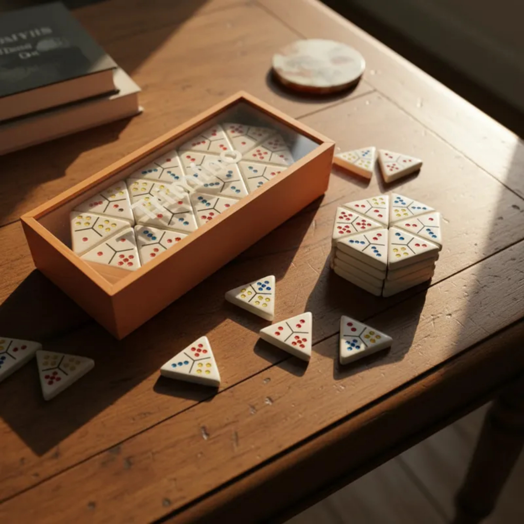 Board Game Triminó Edição De Luxo Jogo de Tabuleiro Ludens Spirit