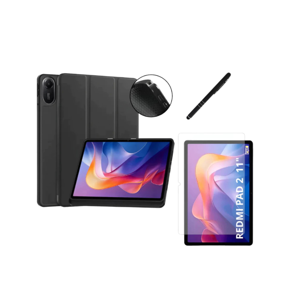 Kit Completo Capa Case Tablet Para Xiaomi Redmi Pad 2 2025 + Película + Caneta em Oferta na Shopee