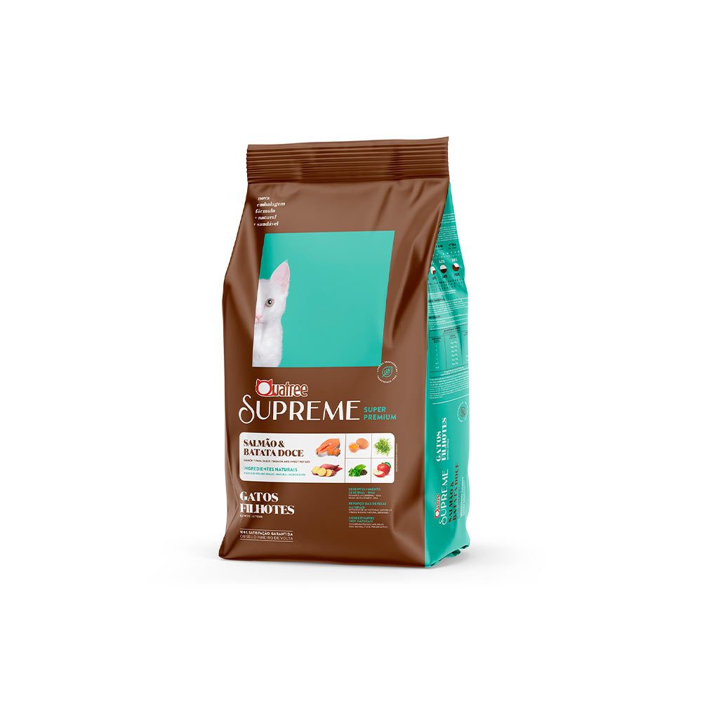 Ração Quatree Supreme Gatos Filhotes Salmão e Batata Doce 10,1kg (Max 1 Pct. por pedido)