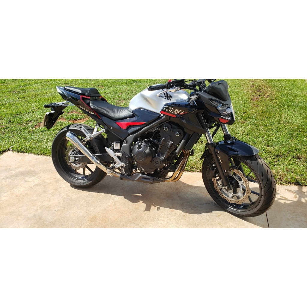 Escapamento Esportivo Honda CB500 CB 500 Injetada Inox Ponteira Megafone HP