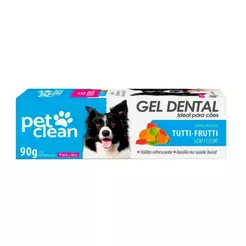 Pasta de Dente Cães e Gatos Pet Clean Gel Dental 90g - Tutty Frutty