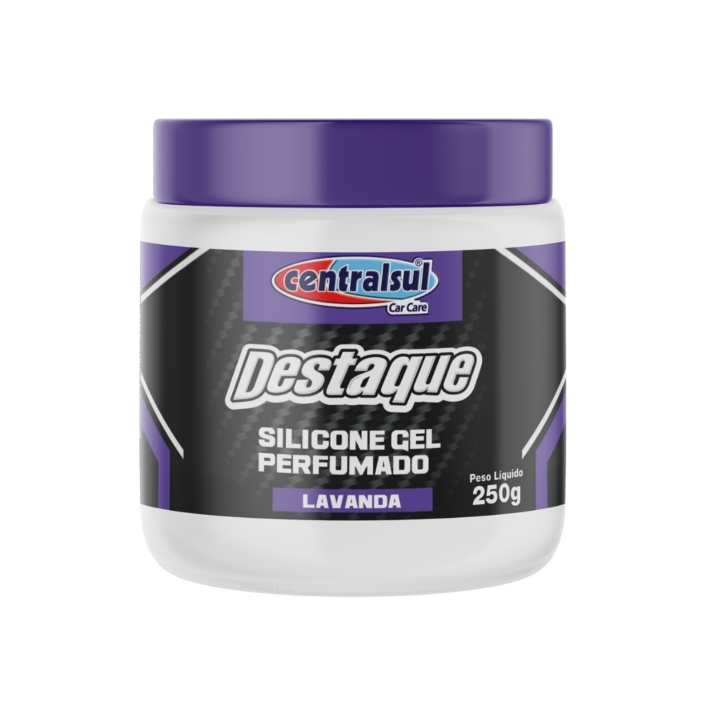 DESTAQUE SILICONE GEL LAVANDA CENTRALSUL 250G — imagem 2 de 2
