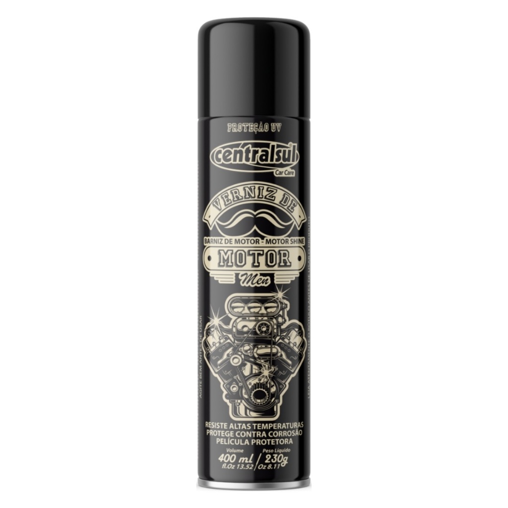 VERNIZ PARA MOTOR MEN CENTRALSUL 400ML — imagem 2 de 2