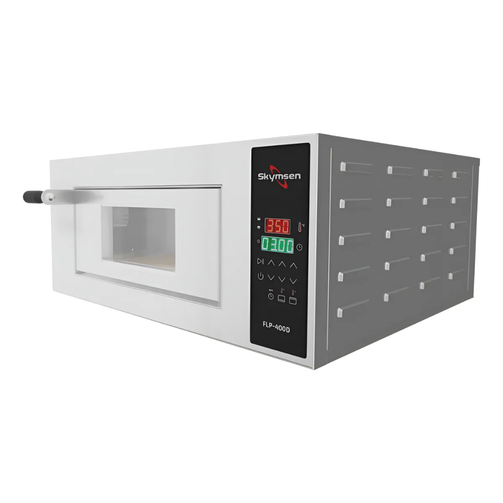 Forno de Lastro Elétrico Digital para Pizzas Skymsen 25,5 Litros 3300W (220V) FLP-400D - SKYMSEN