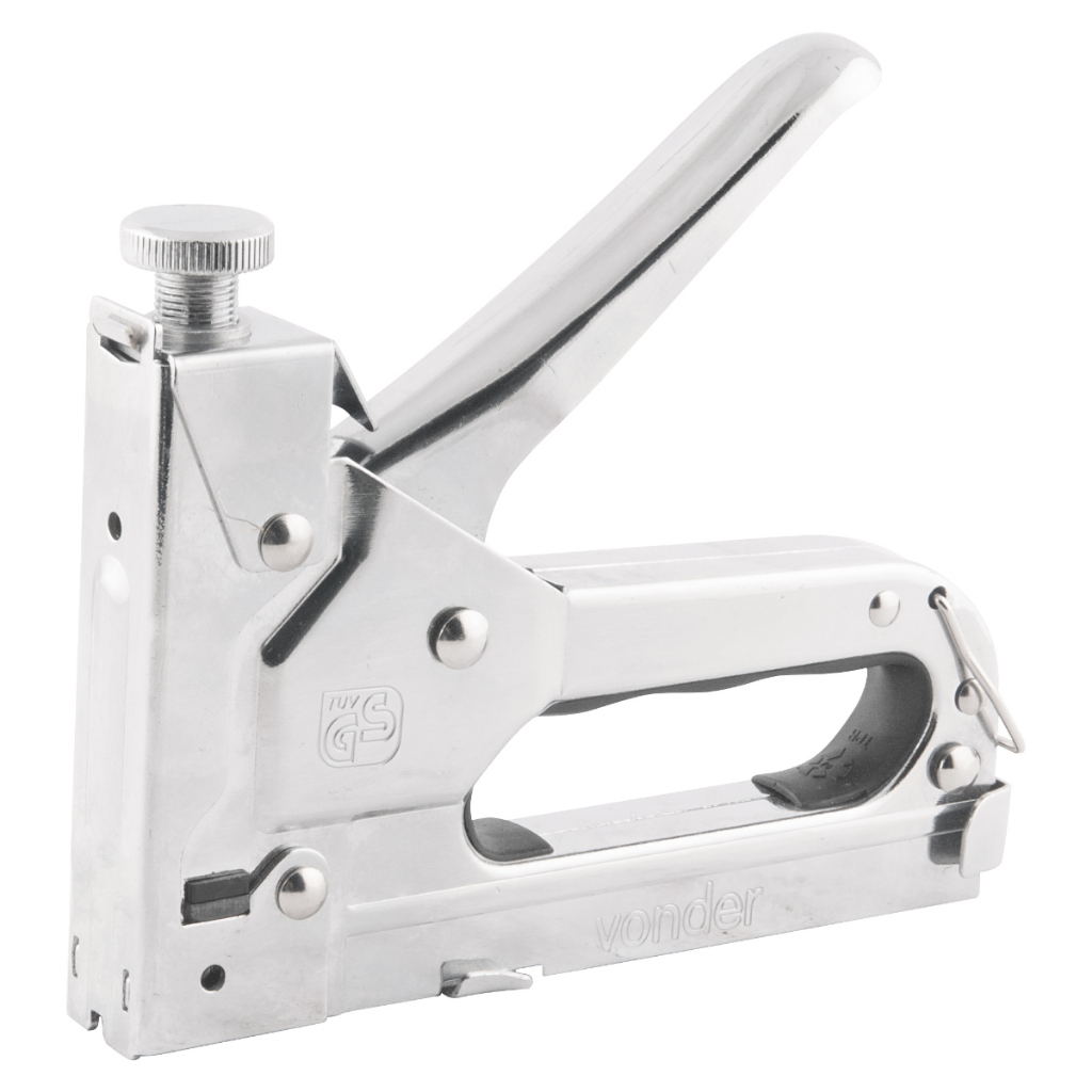 Grampeador Tapeceiro Pinador Vonder 600 Grampos Profissional