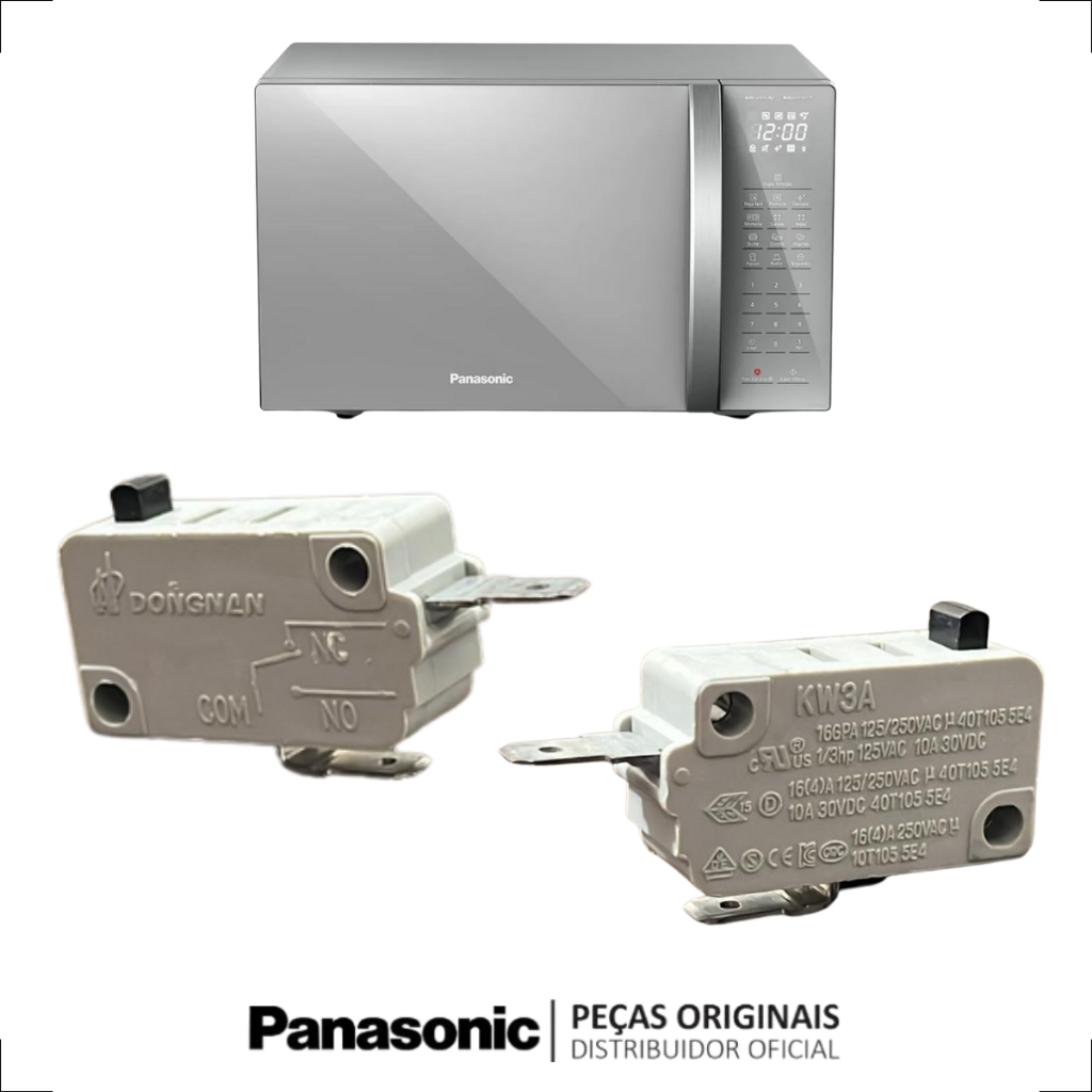 Microchave Para Microondas NC FECHADA Com 2 Terminais Original Panasonic e Midea - 1 Unidade em Oferta na Shopee
