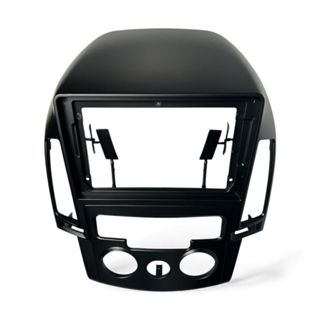 Moldura 9 Polegadas Hyundai I30 Ar Analógico 2009 A 2012 Painel Multimídia 2din Preto Fosco em Oferta na Shopee