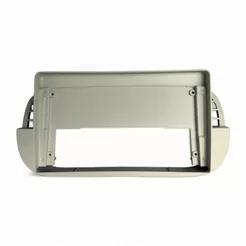 Moldura 9 Polegadas Fiat 500 Até 2015 Painel Multimídia 2din Branco Alto Acabamento