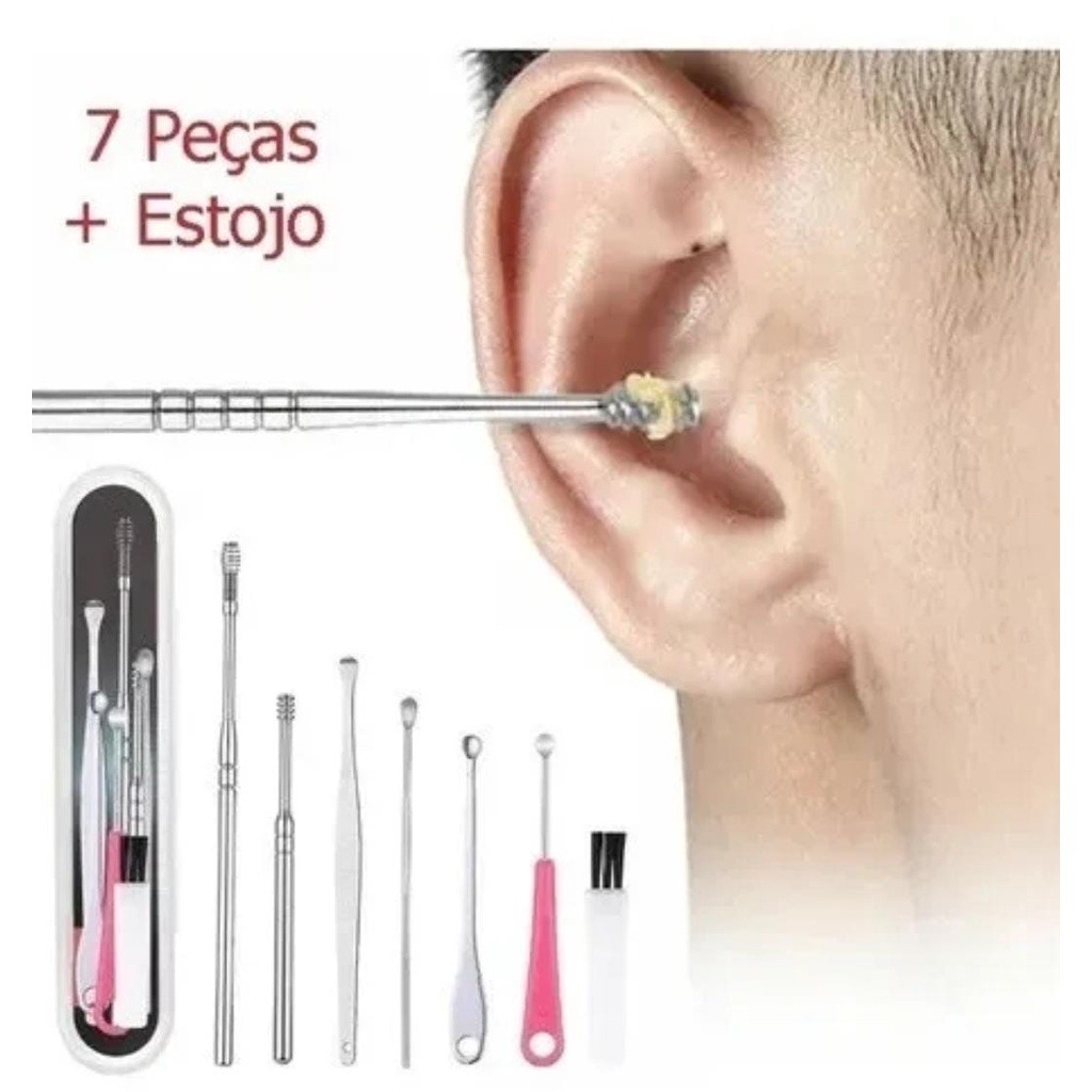 Kit De Limpeza De Cera  Removedor De Cera De Ouvido Removedor De Limpeza De Cera -BEAUTY MAKEUP TOOLS