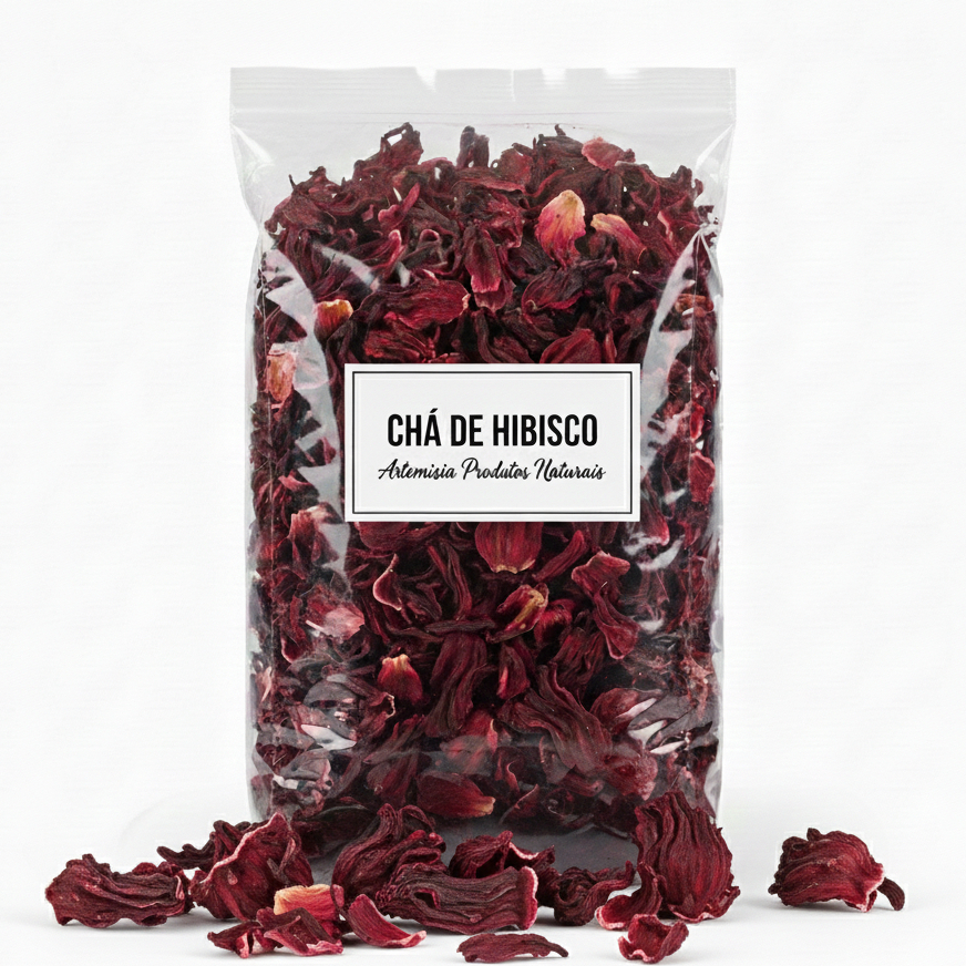 Chá de Hibisco Flor Premium - Alta Qualidade em Oferta na Shopee
