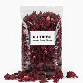 Chá de Hibisco Flor Premium - Alta Qualidade em Oferta na Shopee