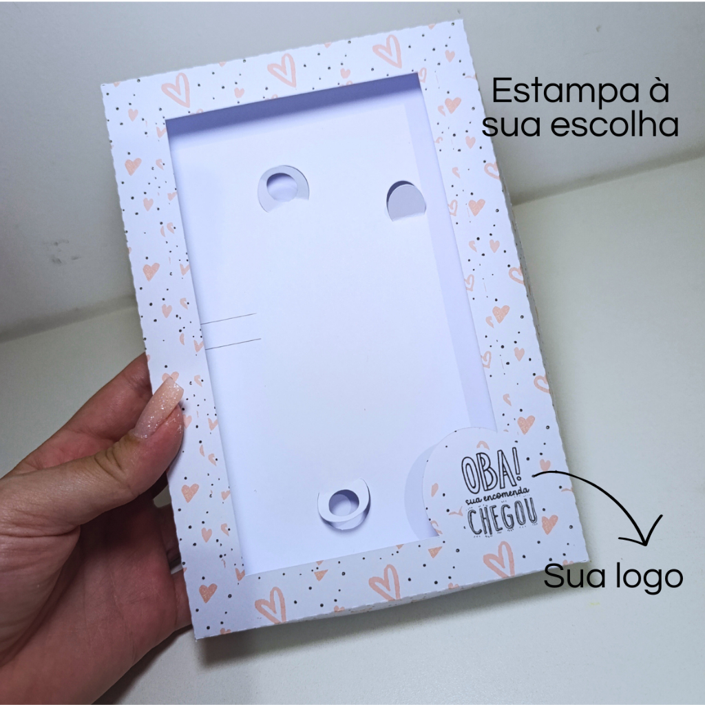 Caixa Trio Personalizada:Caneta, chaveiro e marca paginas Resina/Embalagem personalizada com logo