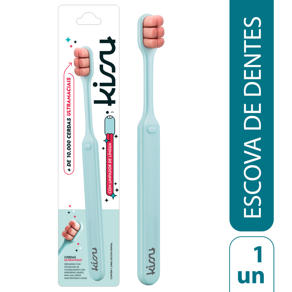 Kissu Escova de Dente Ultramacia em Oferta na Shopee