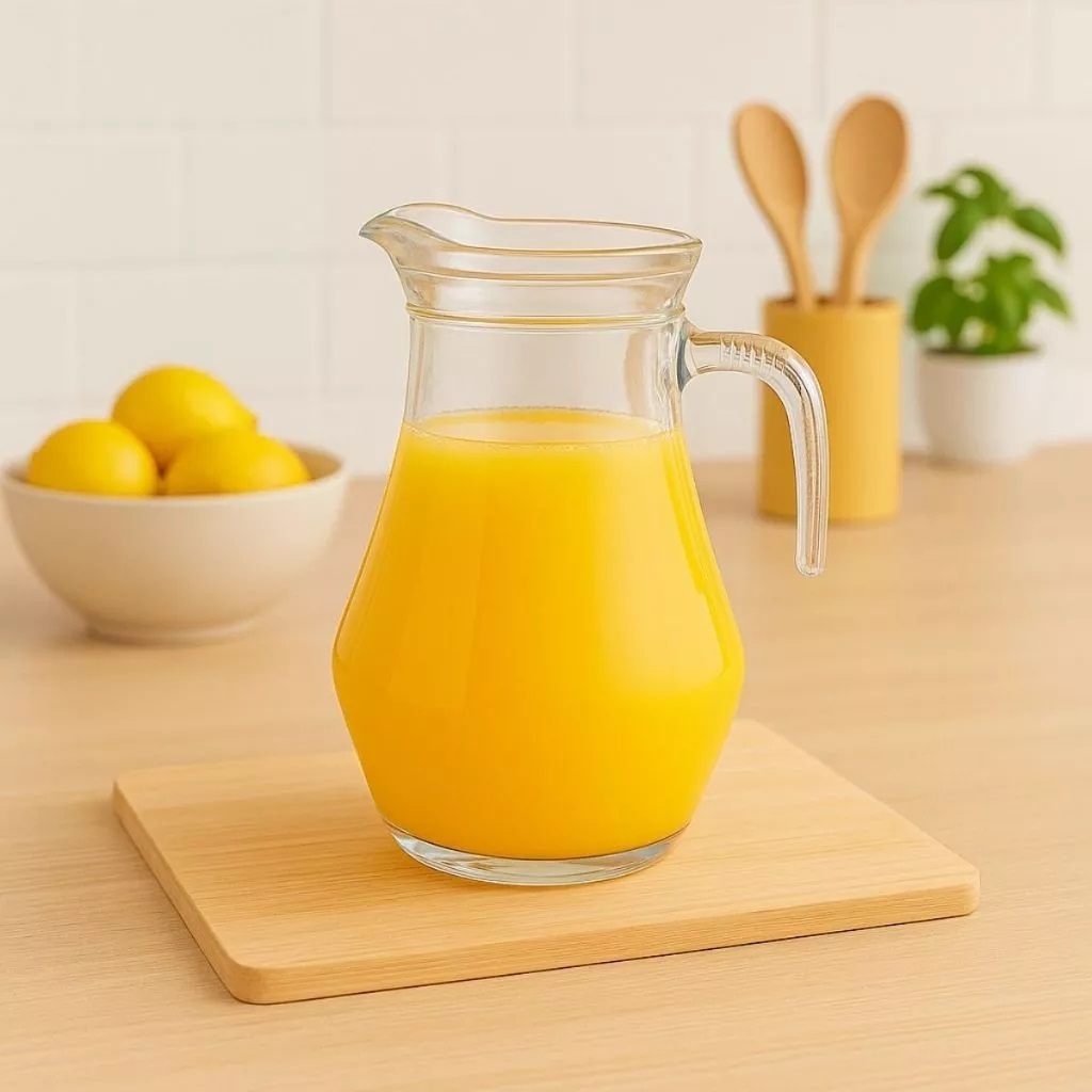 Jarra de vidro p/ Suco e Água 1,4 litros com tampa e 1,8 litros sem tampa