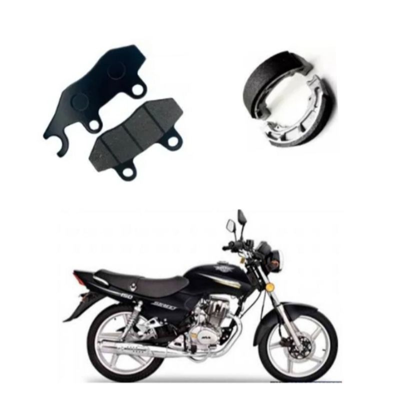 Patin de freio Lona + Pastilhas MVK Street 150