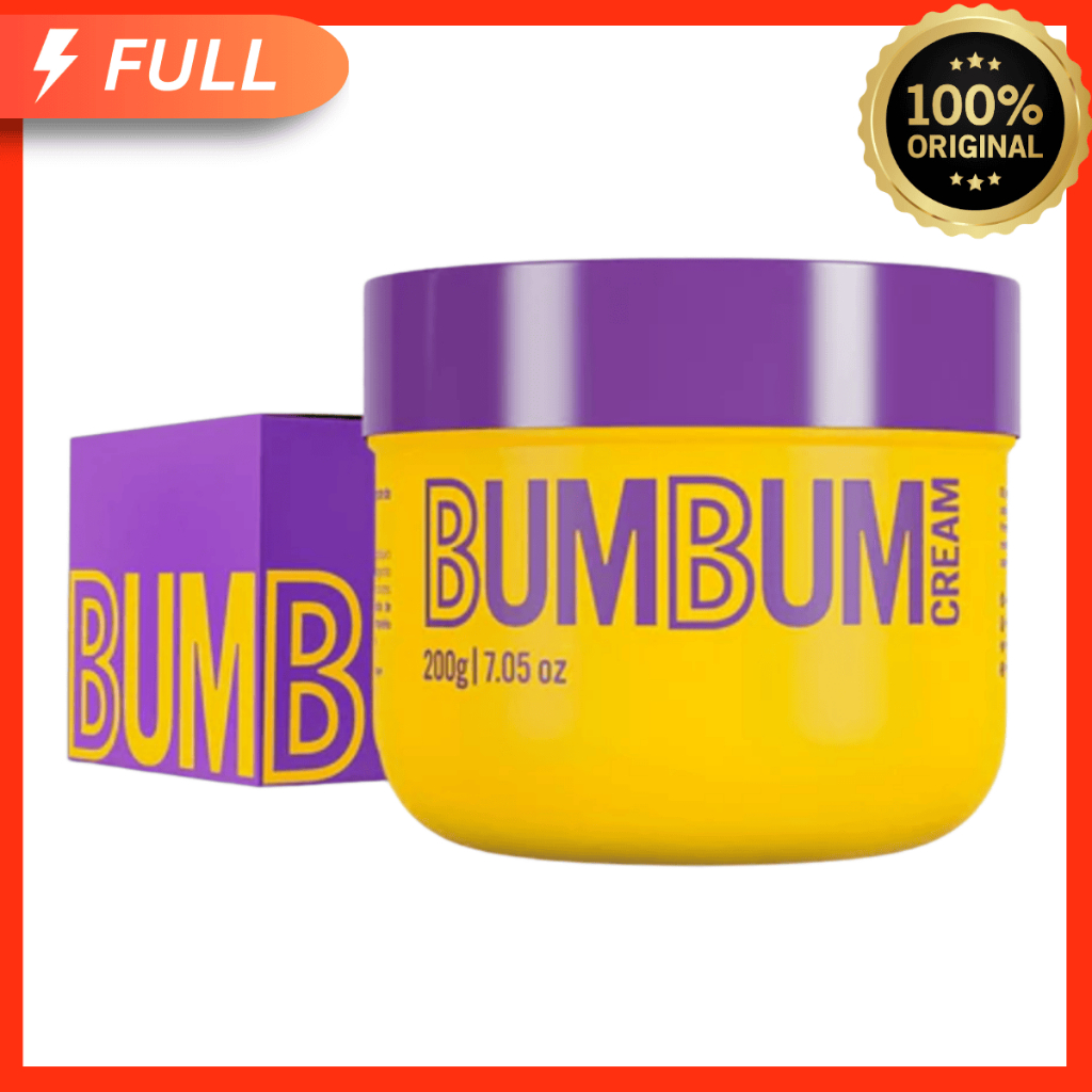 Bumbum Cream 200g - Creme Corporal - Beleza Brasileira 100% Original