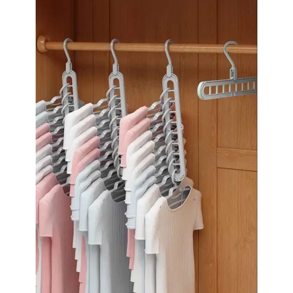 Cabide Mágico Organizador AmpePlast com 10 Furos Reforçado Giratório 360° para Closet e Armário em Oferta na Shopee