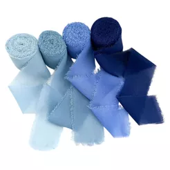 10 Metros Fita Chiffon Rústica Artesanal Caixas Padrinhos Convites Noivado Casamento