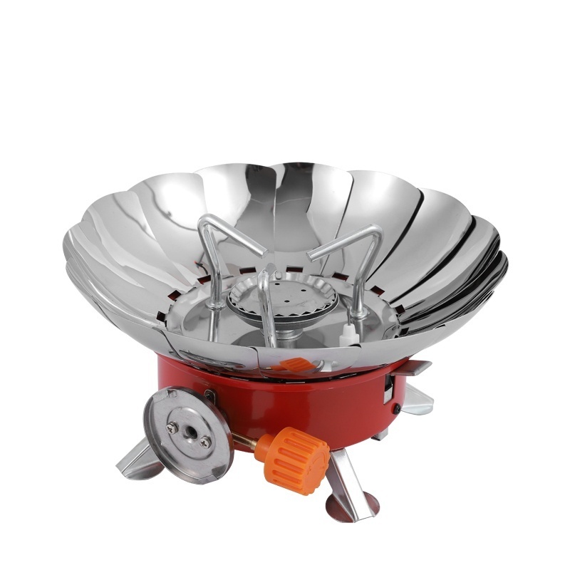 Fogareiro Portatil Para Brisa Fogão a Gas Corta Vento Camping Viagem Caminhoneiro