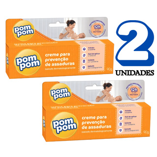 Kit c/2 Pomadas Preventivas Pom Pom 90g - Envio Imediato em Oferta na Shopee