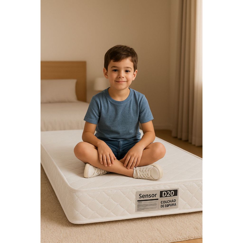 Colchão Infantil 148cm x 68cm Sensor Premiun Conforto Garantido em Oferta na Shopee