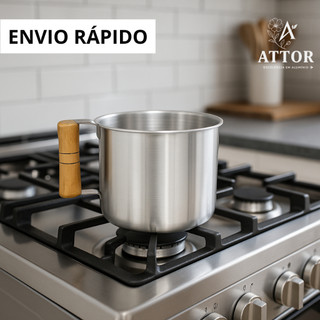 CANECÃO BELA VISTA N16 2,3L EM ALUMÍNIO POLIDO CANECO GRANDE CANECA MAIOR FERVEDOR LINHA PROFISSIONAL COZINHA INDUSTRIAL