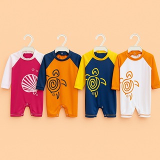 Macacão para Bebê Proteção UV50+ em Oferta na Shopee