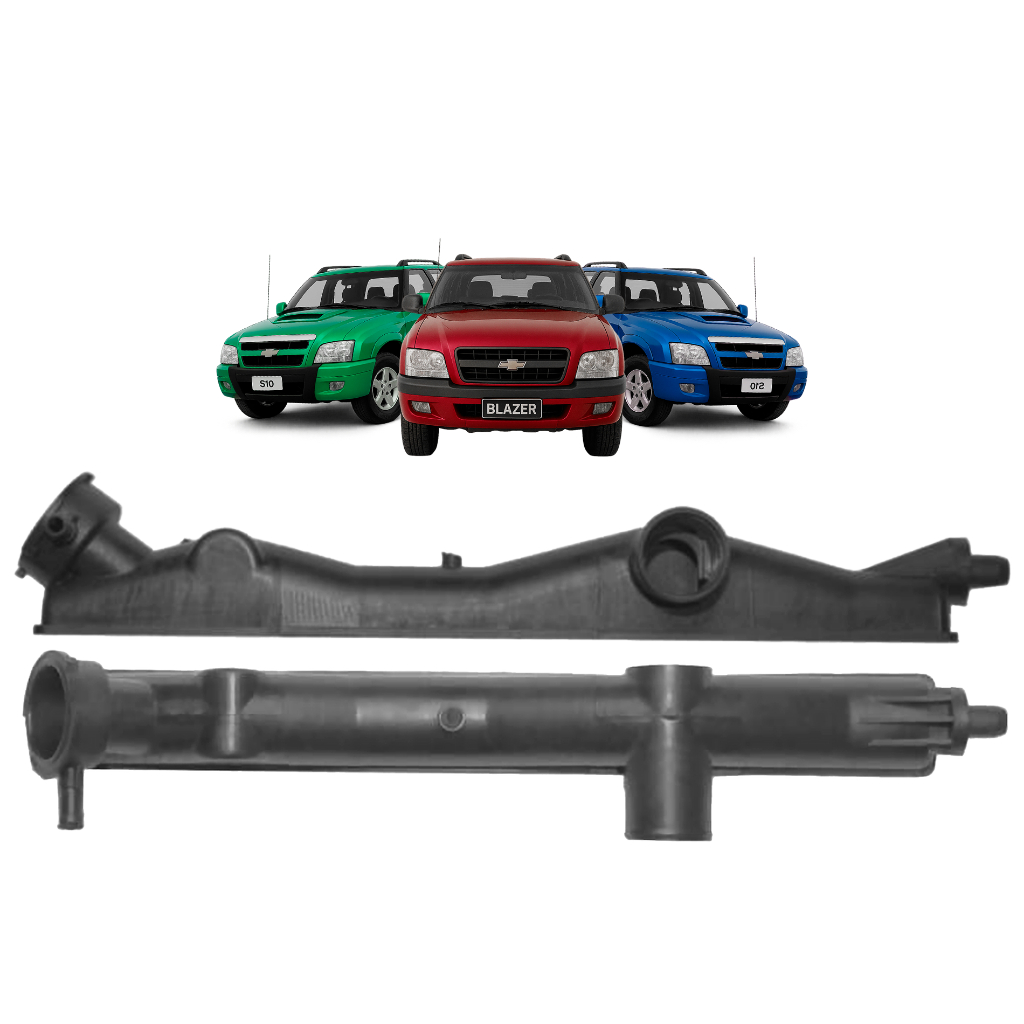 Caixa De Radiador Chevrolet S10 Brazado Tampa 410mmx48mm