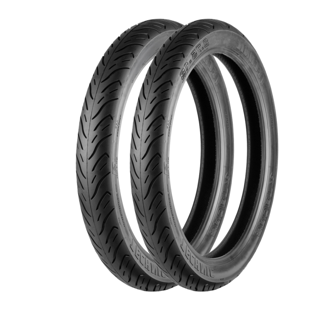 Par Pneus Moto Technic Sport R 100/90-18 + 2.75-18 C/C | 5 Anos Garantia