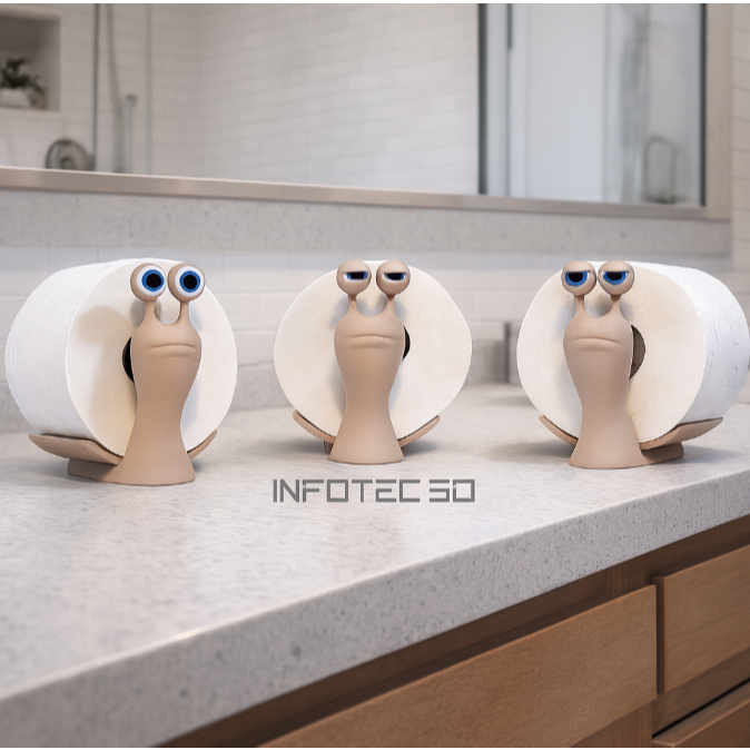 SUPORTE PARA PAPEL HIGIENICO CARACOL em Oferta na Shopee