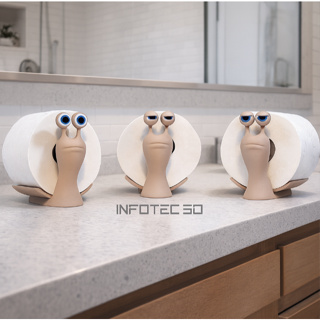 SUPORTE PARA PAPEL HIGIENICO CARACOL em Oferta na Shopee