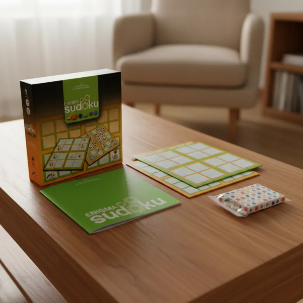 Jogo de Enigma Sudoku tabuleiro da Ludens Spirit