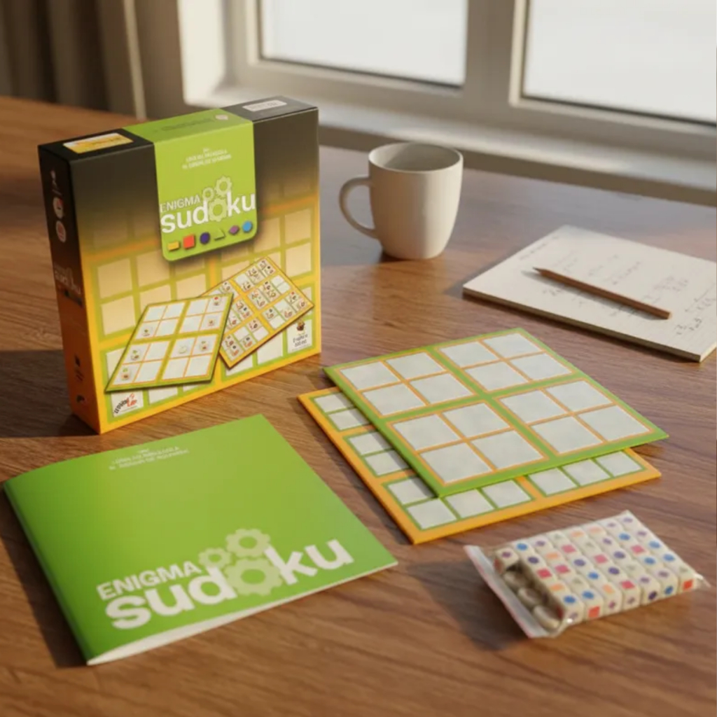 Jogo de Enigma Sudoku tabuleiro - Ludens Spirit