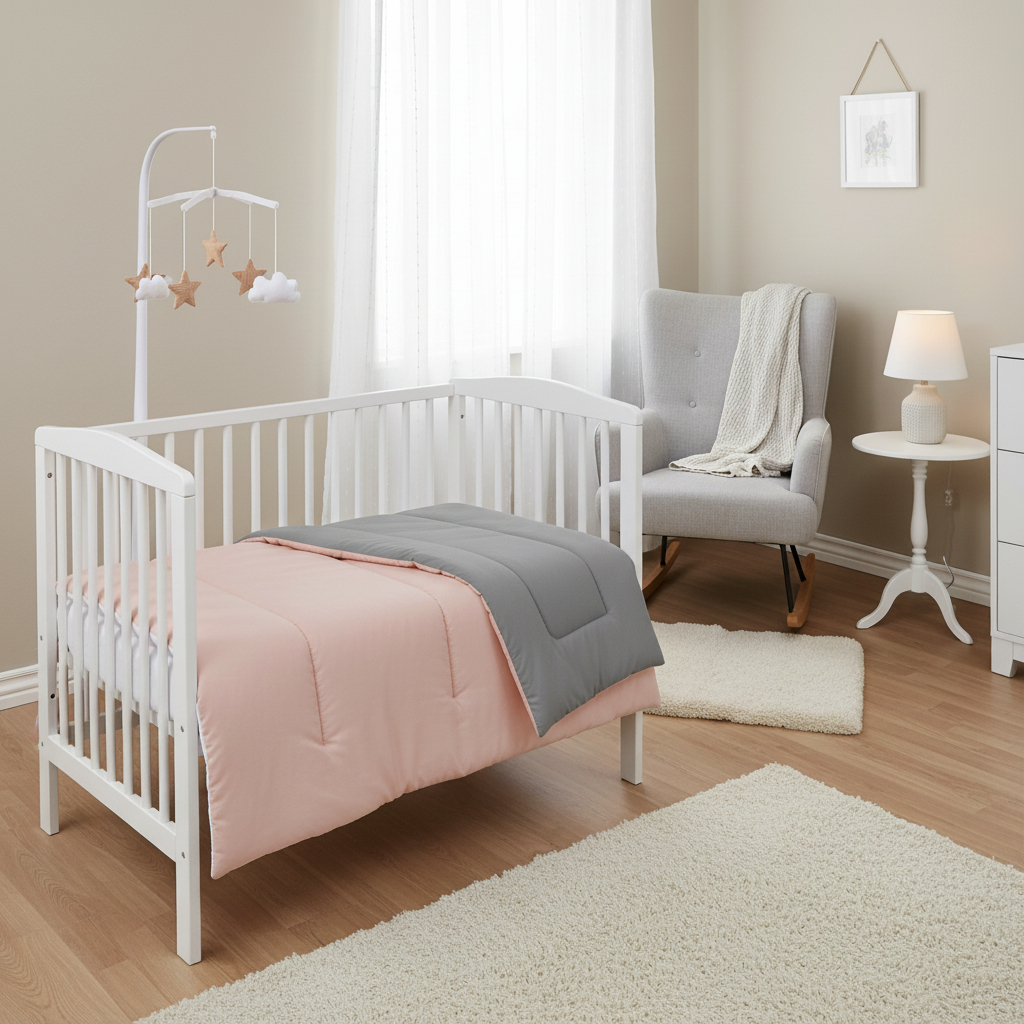 Edredom de Berço Padrão AMERICANO Dupla Face para Bebê Percal 400 Fios em Oferta na Shopee