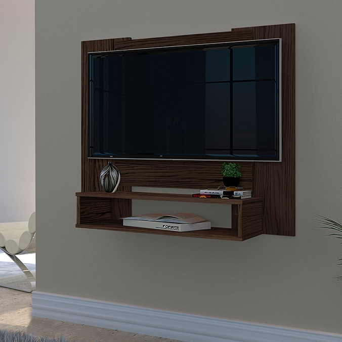 PAINEL COM NICHO PARA ELETRÔNICOS/ACESSÓRIOS VENEZA PARA TV ATÉ 50" POLEGADAS