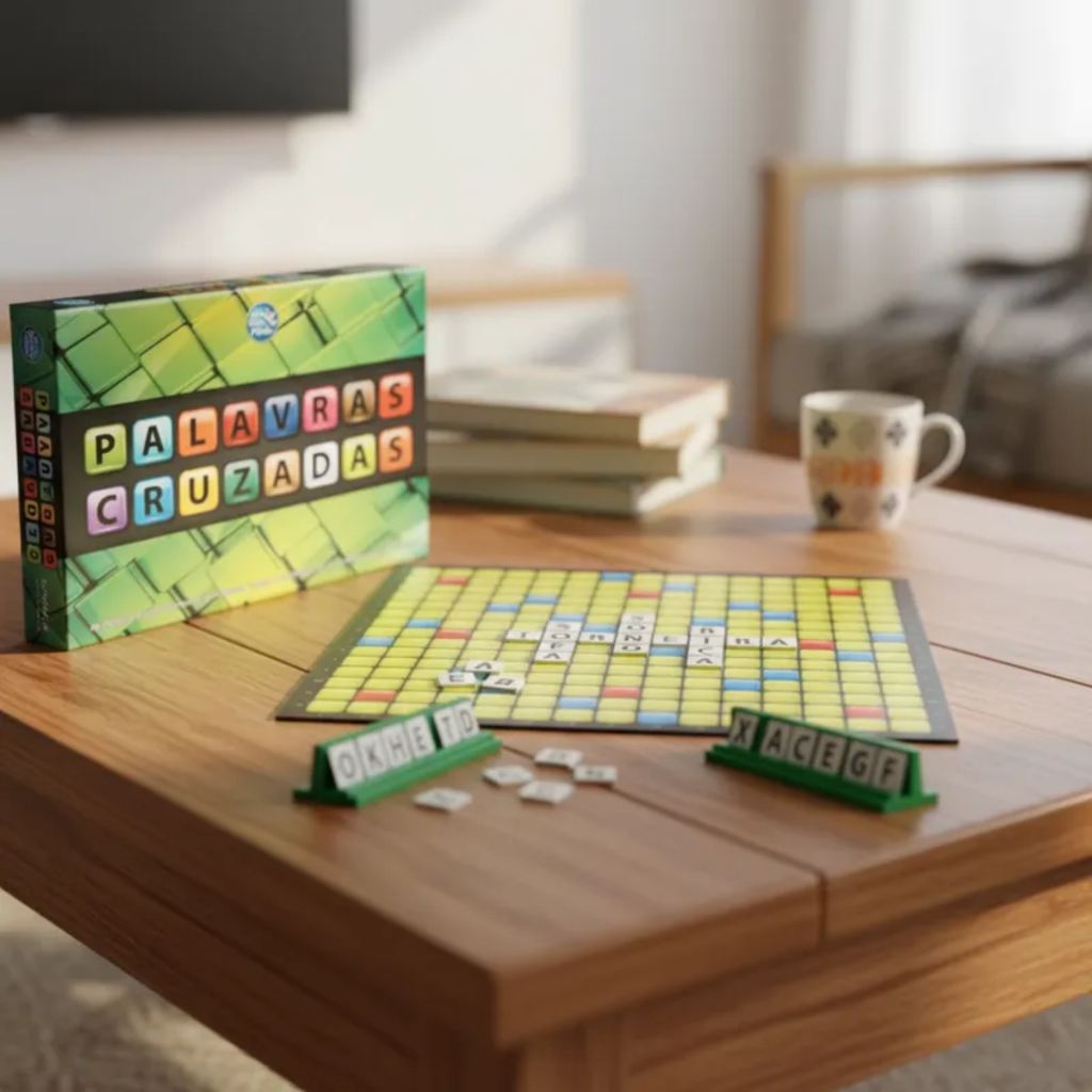 Jogo Palavras Cruzadas Top Line da Pais e Filhos Educativo Divertido 1174