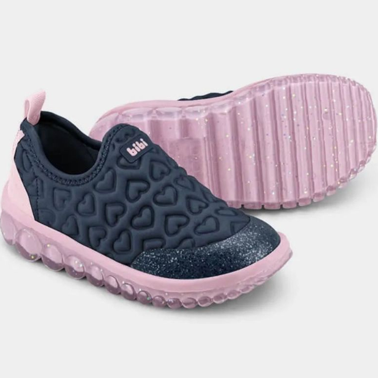 Tênis Infantil menina Bibi Roller 2.0 S Cadarço Escolar Coração