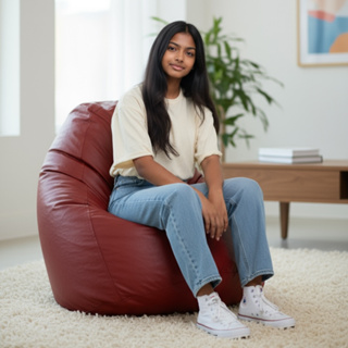 Puff Pera Grande Redondo Com Enchimento Fofão Cheio Pufe Puffs Confortável Sala Quarto Escritório Reforçado em Oferta na Shopee