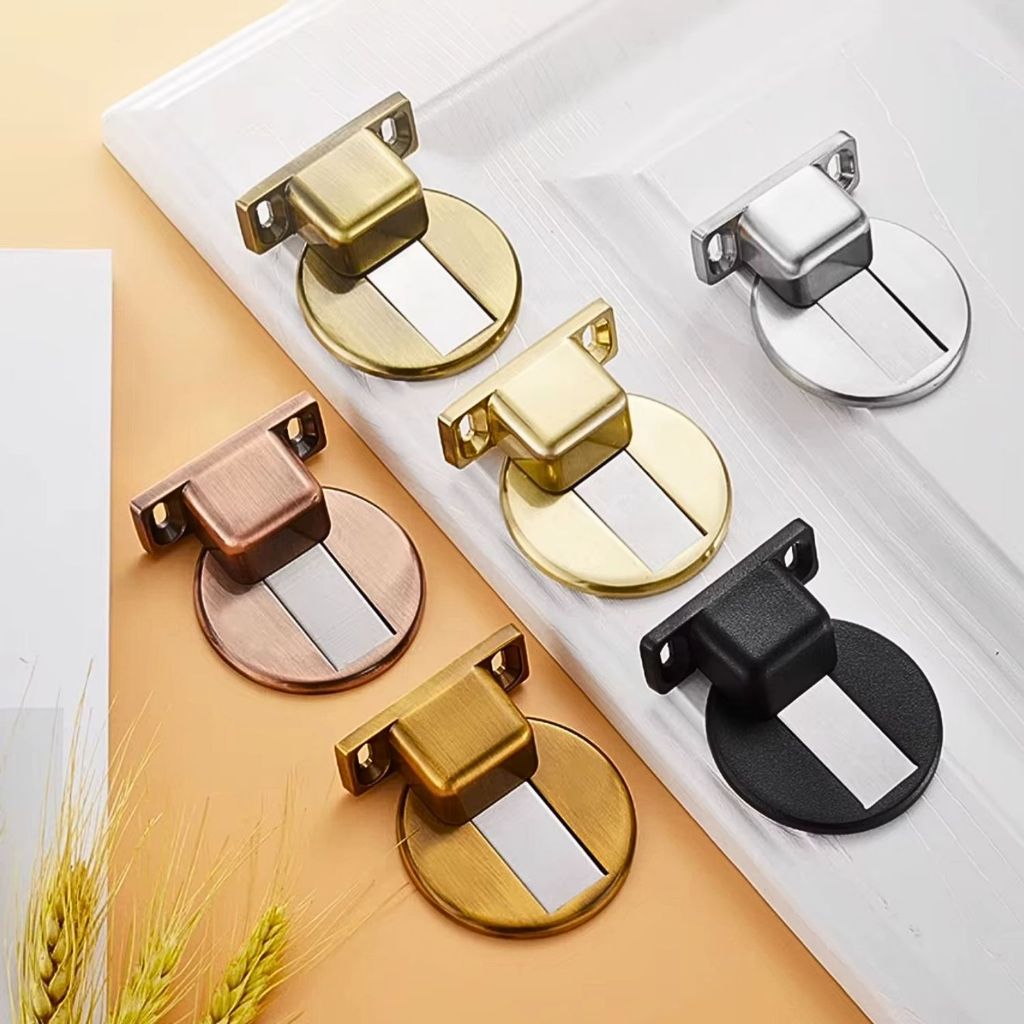 Prendedor Trava De Porta Magnético Slim Cromado