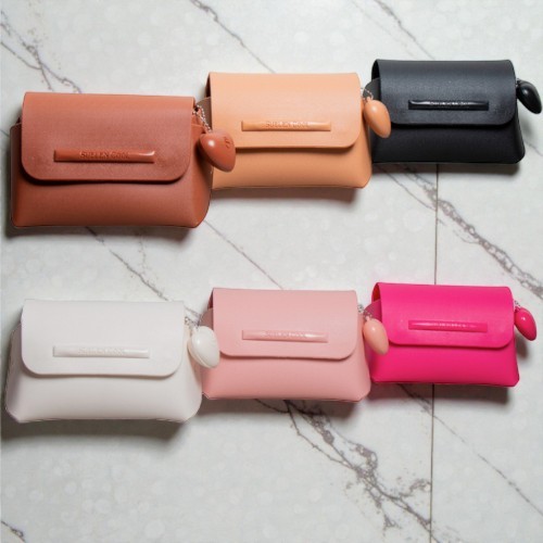 Bolsinha Suellen Pequena Feminina com Coração | Clutch e Porta Maquiagem AlmeidaStore