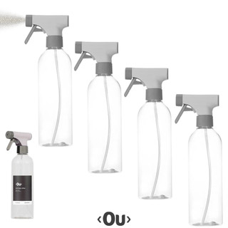 Kit 4 Borrifador Multiuso 500ml Flow Ou